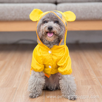 New design Wholesale Waterproof Large Pet Dog Raincoat